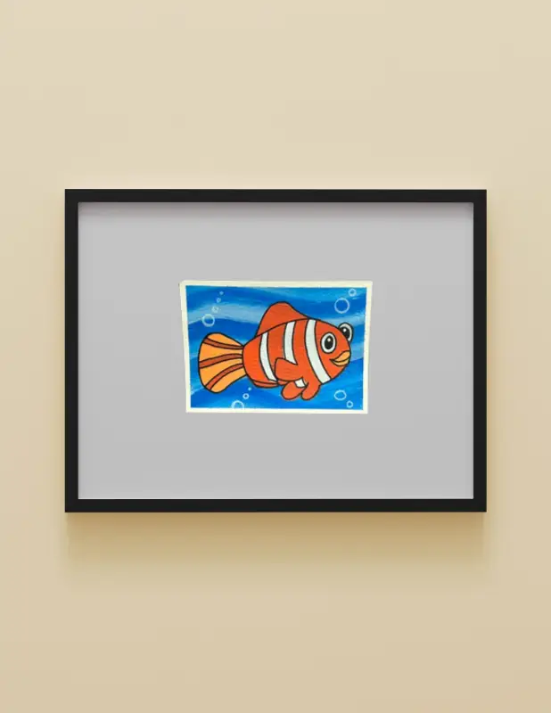 Clownfish Cutie #1 aceo art card