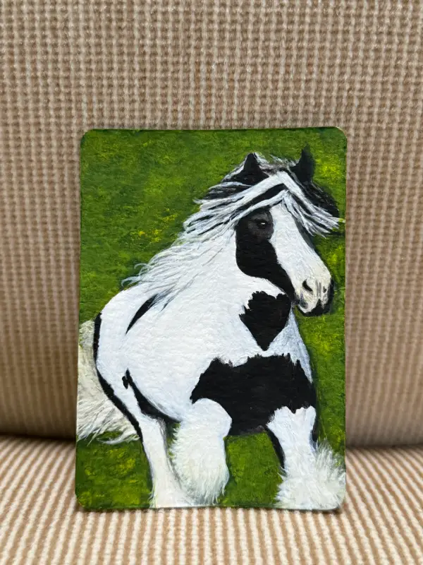 Cushti Bok – Original Watercolor ACEO aceo art card