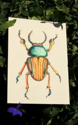 "Calliope" aceo art card thumbnail 2