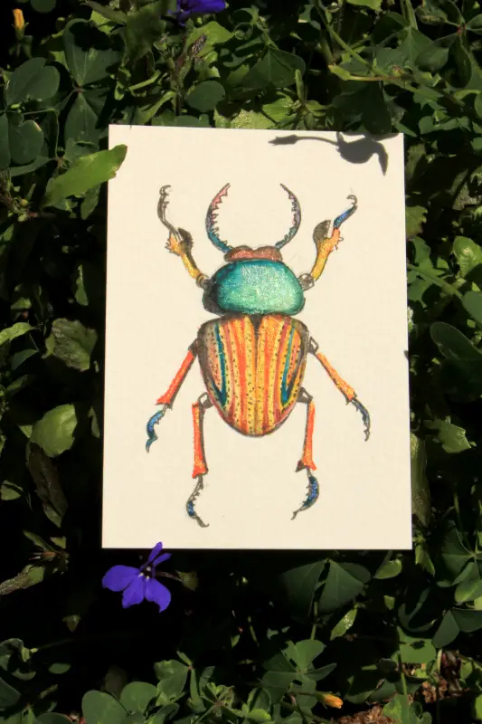 "Calliope" aceo art card