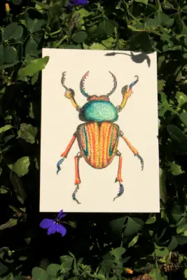 "Calliope" aceo art card thumbnail 1