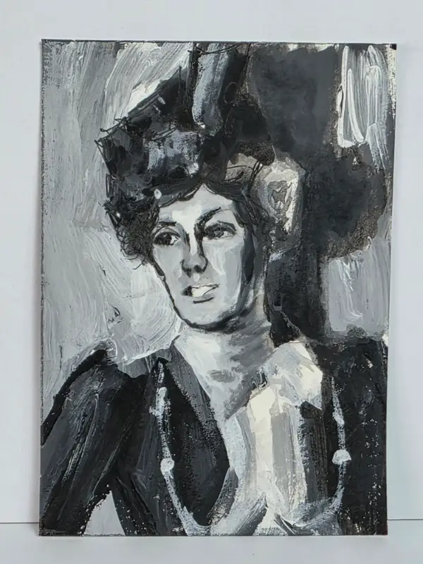 Old Masters Value Study - 1 aceo art card