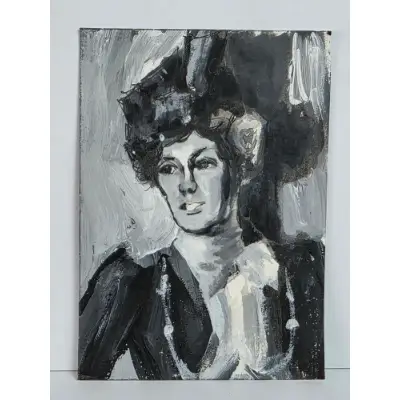 Old Masters Value Study - 1 aceo art card thumbnail 1