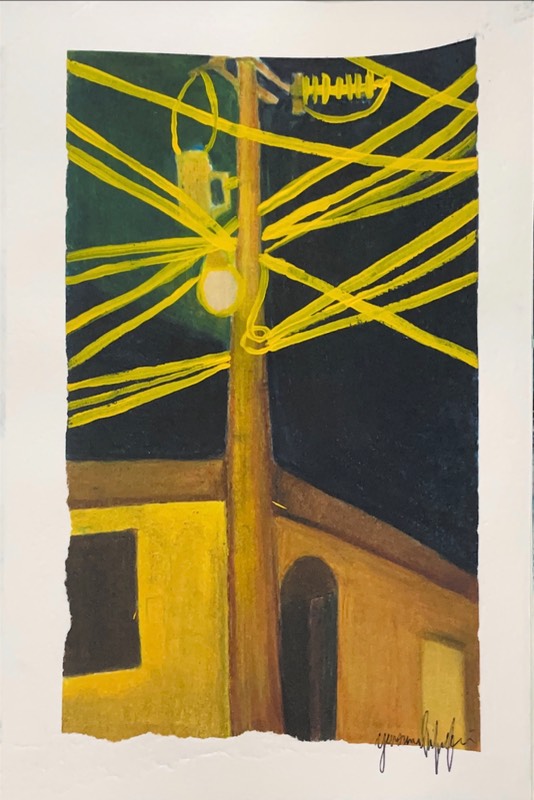 Electrical aceo art card