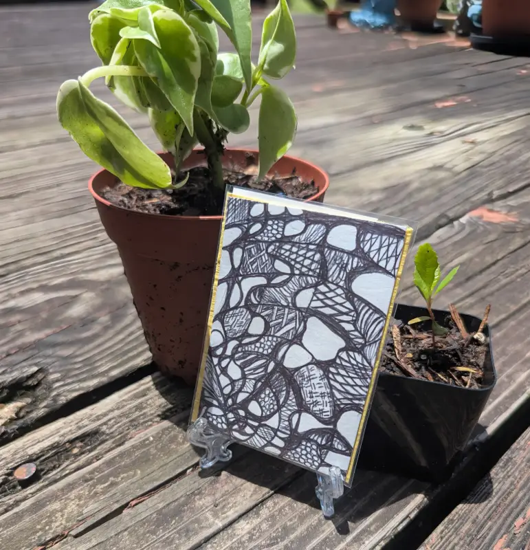 Illusions aceo art card