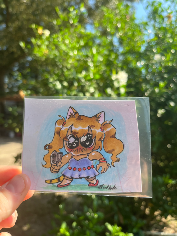 I like you aceo art card