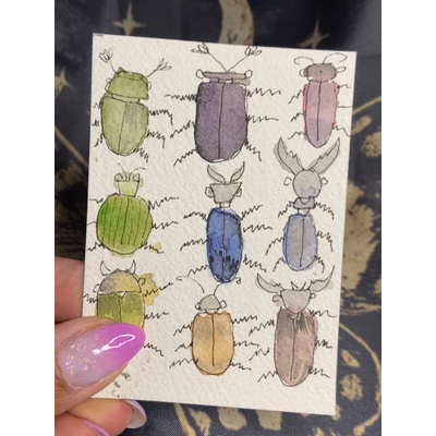 Squigbuggy aceo art card thumbnail 1