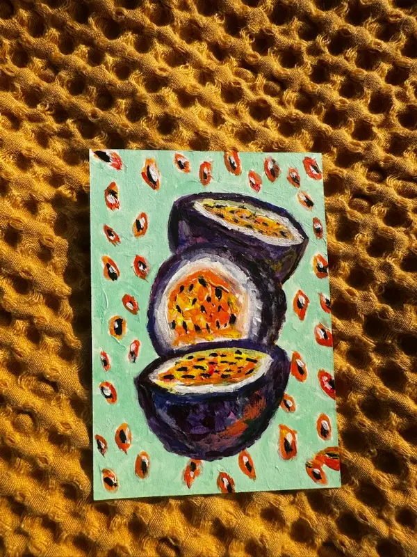 Passionate aceo art card
