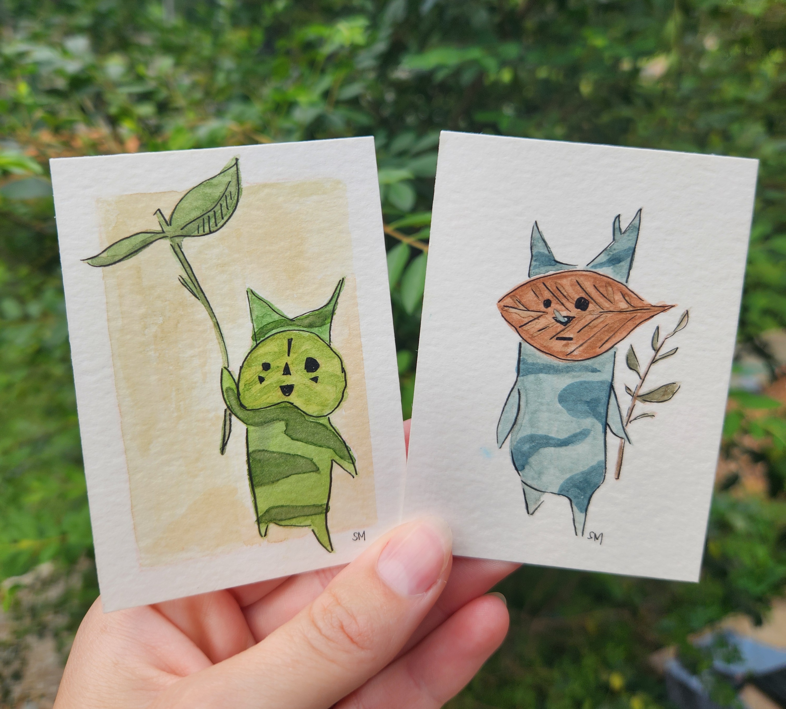 A couple Koroks aceo art card