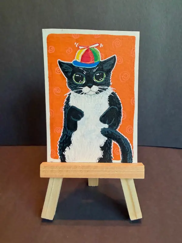 Spinny Boy (#3) aceo art card