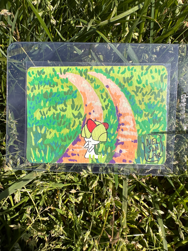 Unexpected aceo art card