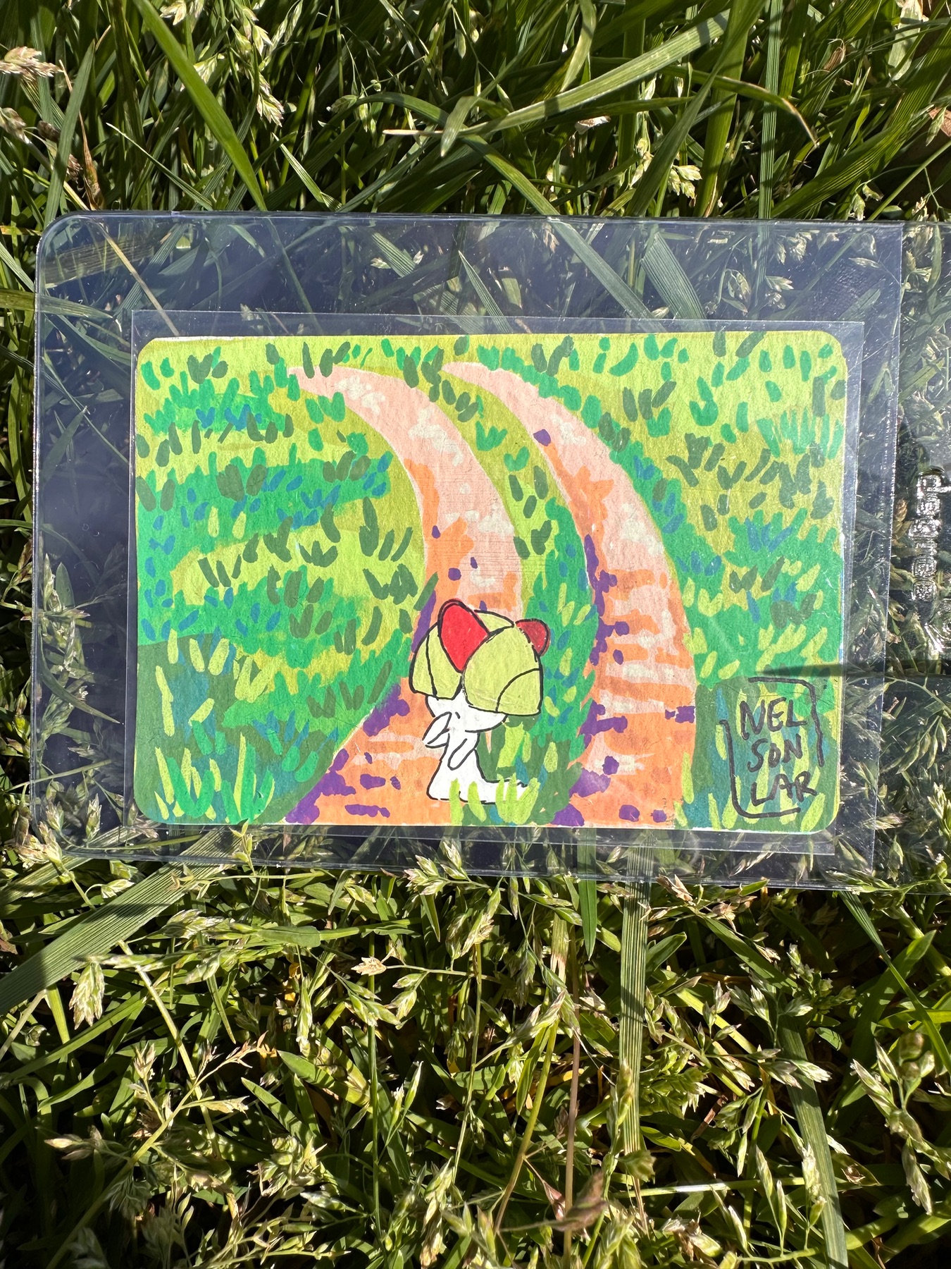 Unexpected aceo art card
