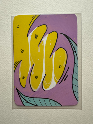 Venus Fly Trap aceo art card thumbnail 1