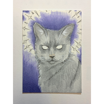 Second Sight aceo art card thumbnail 1