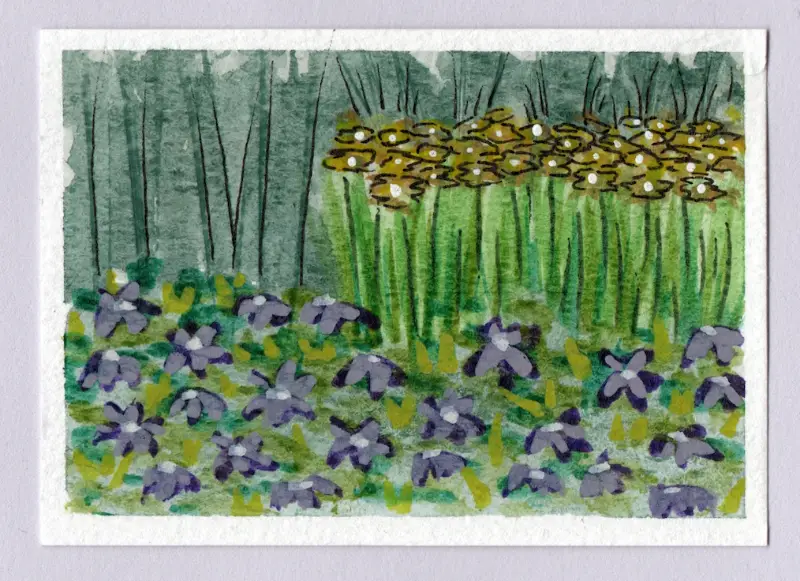Meadow #2 aceo art card