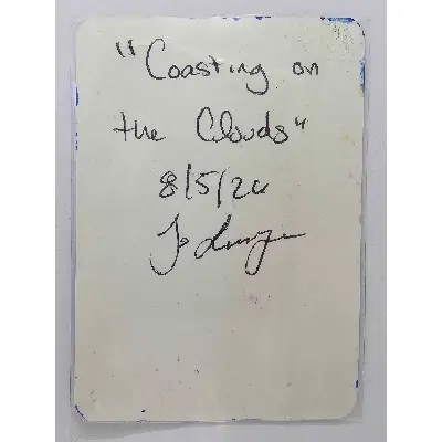 Coasting on the Clouds aceo art card thumbnail 2