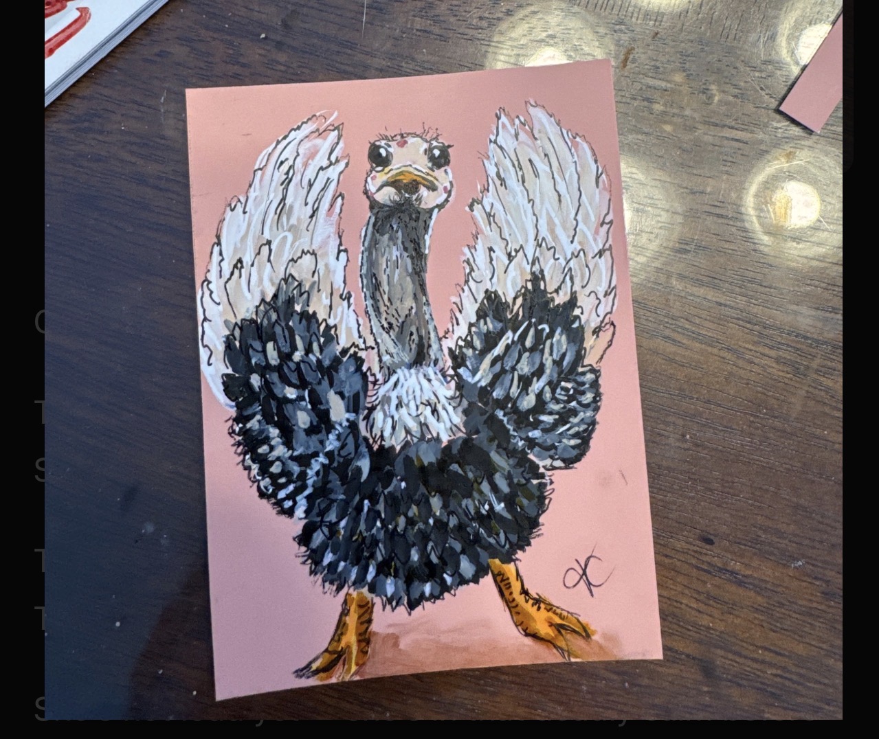 Come At Me aceo art card