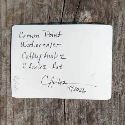 Crown Point aceo art card thumbnail 4