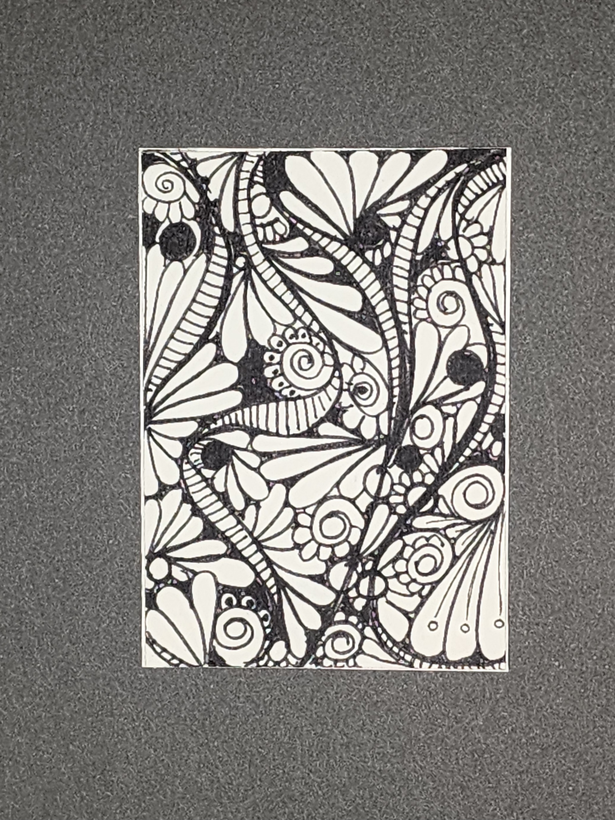 Doodle imagination aceo art card