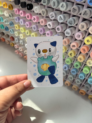 “Oahawott” Pokemon aceo art card thumbnail 3