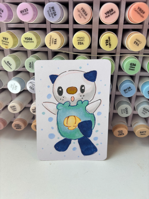 “Oahawott” Pokemon aceo art card thumbnail 2
