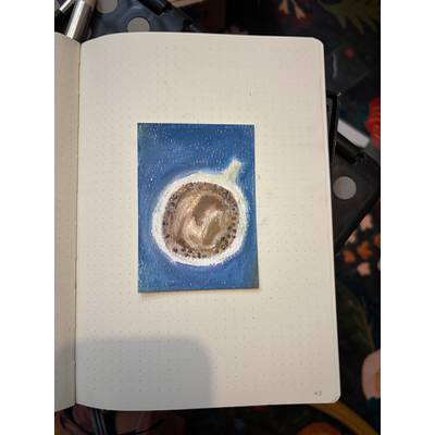 Coffee Cup aceo art card thumbnail 2