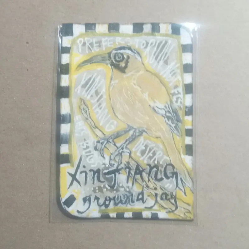 Birds aceo art card