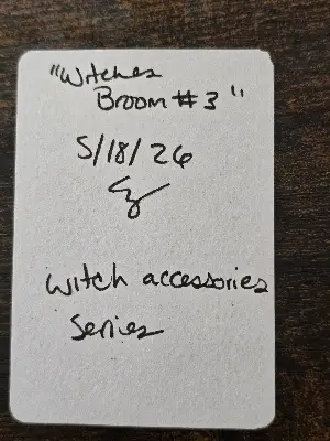 Witch's Broom #3 aceo art card thumbnail 2