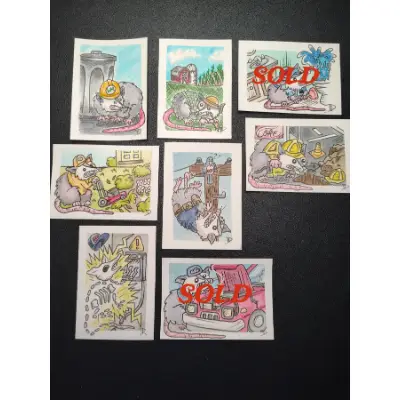 "Lineman" aceo art card thumbnail 2