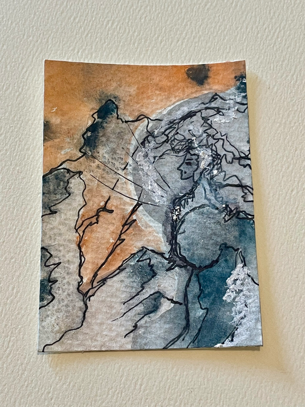 Mars Lady aceo art card