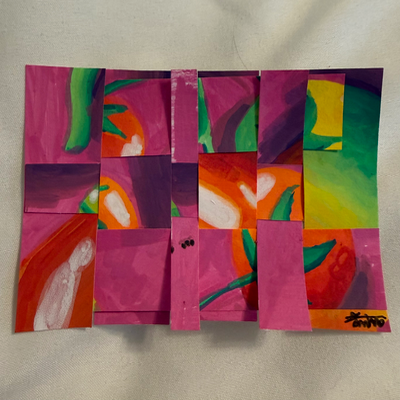 Vegetable Sunset 5/5 aceo art card thumbnail 1