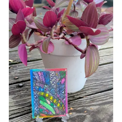 Colors aceo art card thumbnail 1