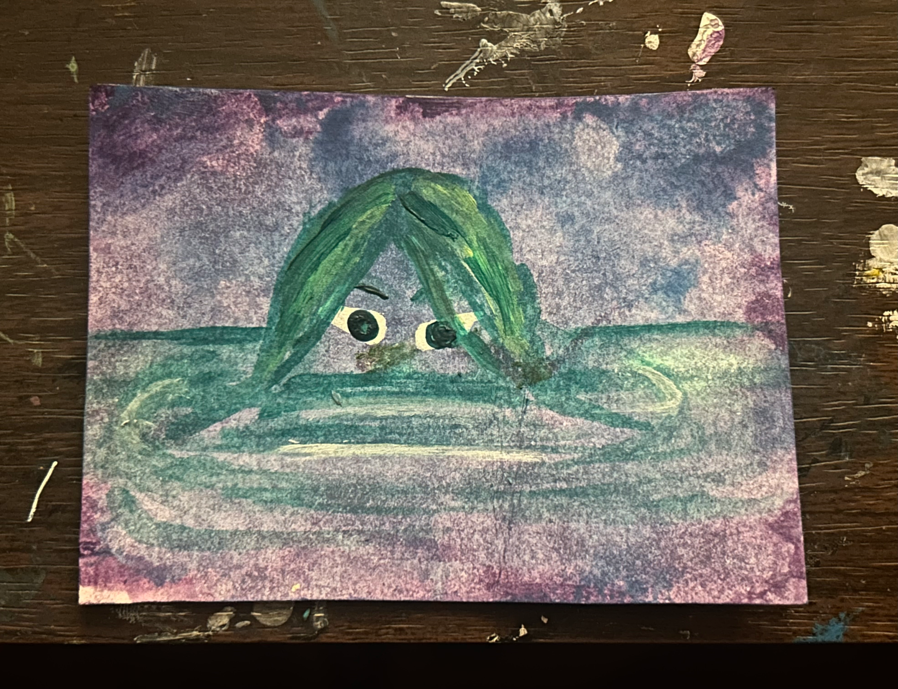 Siren of the Bog 2 aceo art card