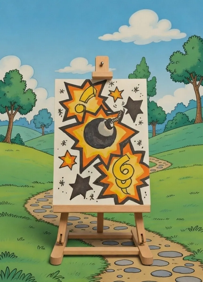 BANG, BOOM aceo art card