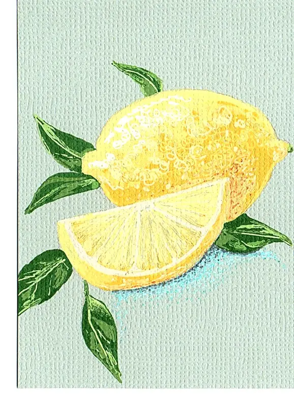Lemons aceo art card
