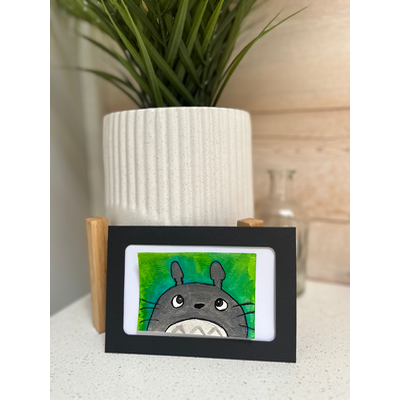 Totoro aceo art card thumbnail 1