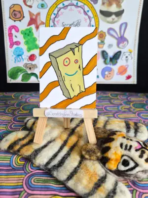 "Plank" Fan Art, Ed, Edd, & Eddy aceo art card thumbnail 1