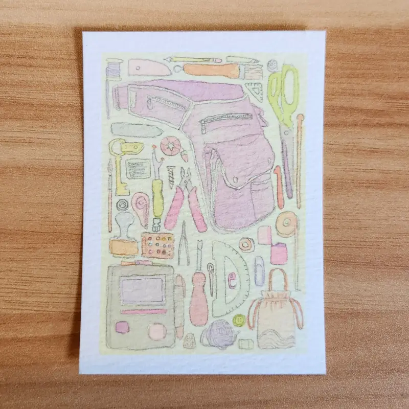 what's in my craft bag? aceo art card