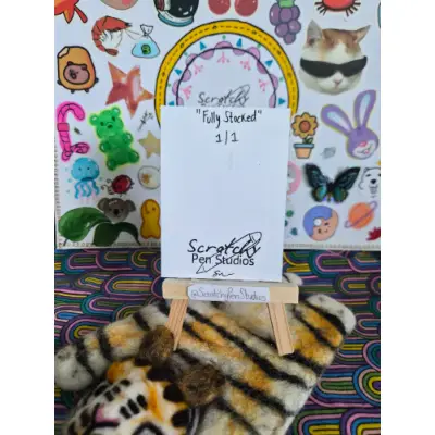 "Fully Stocked" Food, Other aceo art card thumbnail 2