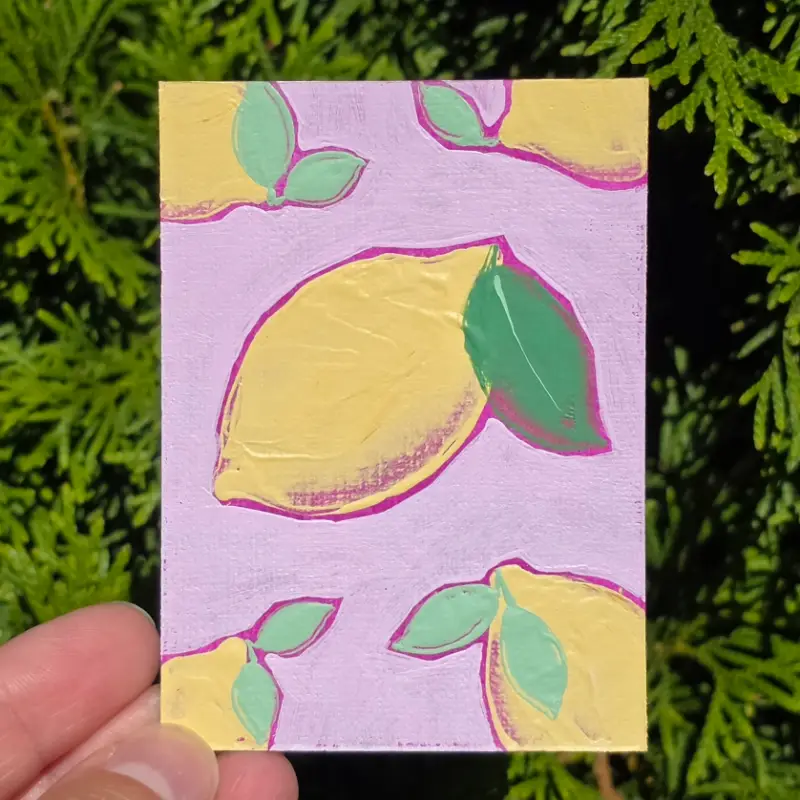 Zest aceo art card