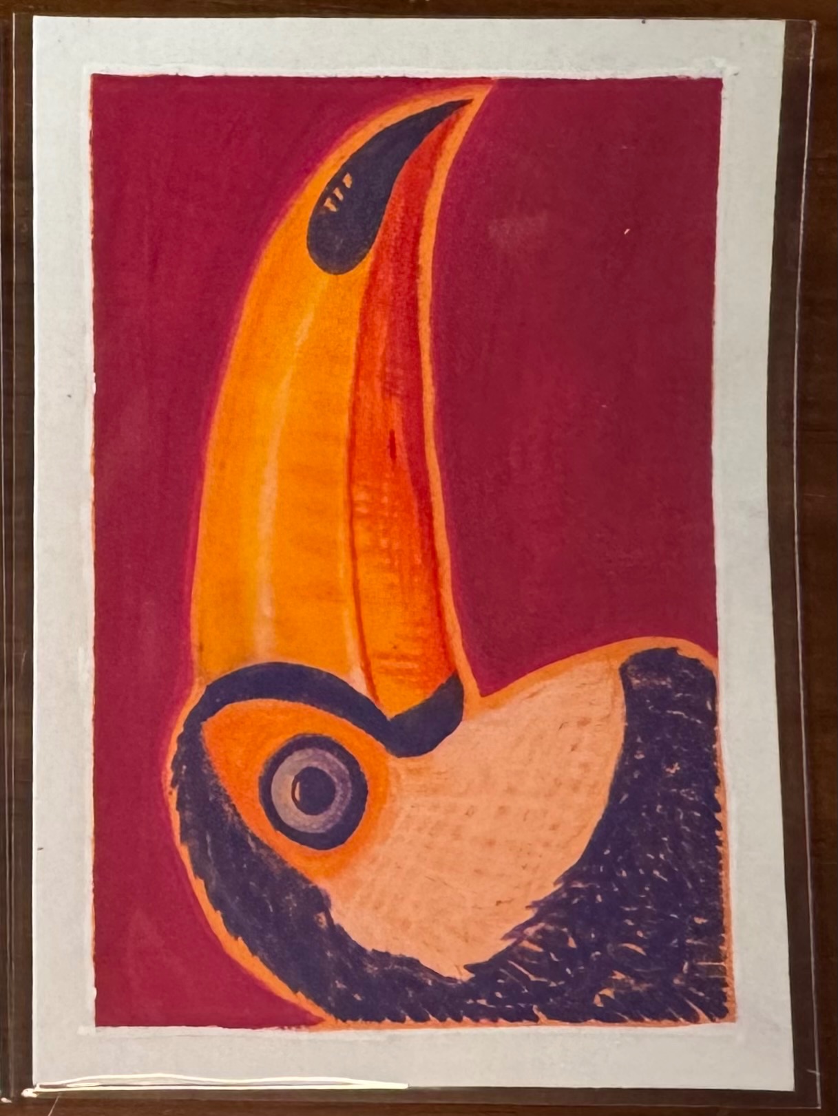 Toucan aceo art card