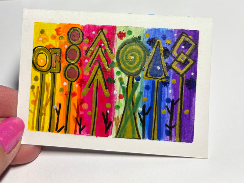 Prism Grove Limited Edition 4/4 aceo art card
