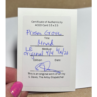 Prism Grove Limited Edition 4/4 aceo art card thumbnail 2