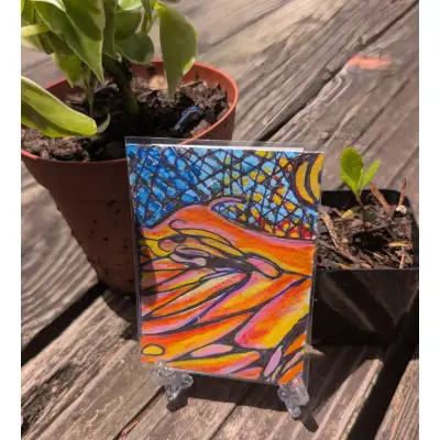 Illusions: Sahara Desert aceo art card thumbnail 1