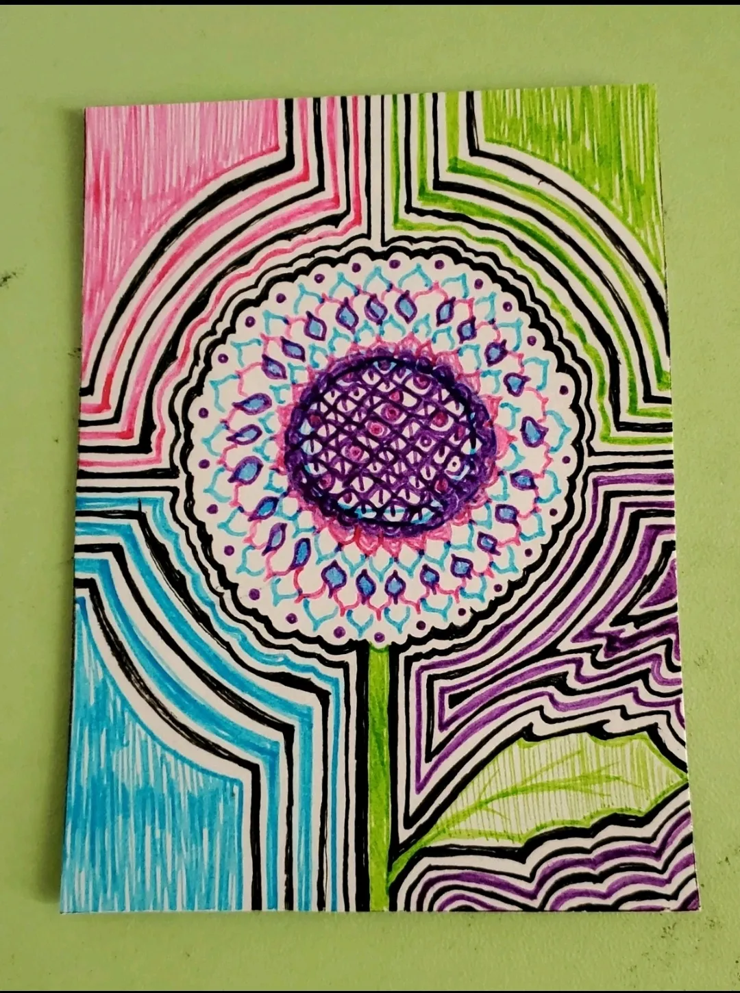 Sinflower aceo art card