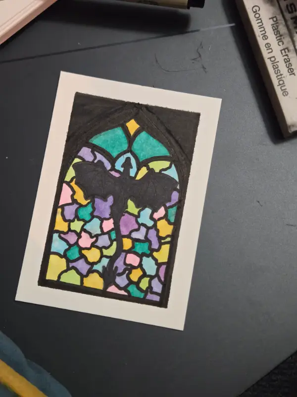 Dragon Glass aceo art card