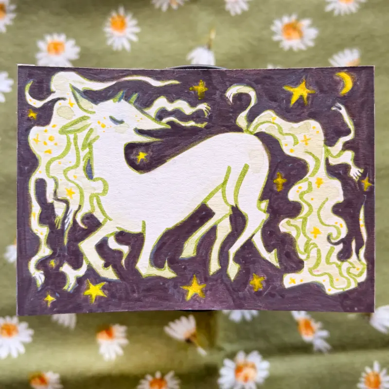 Star Creature #1 aceo art card