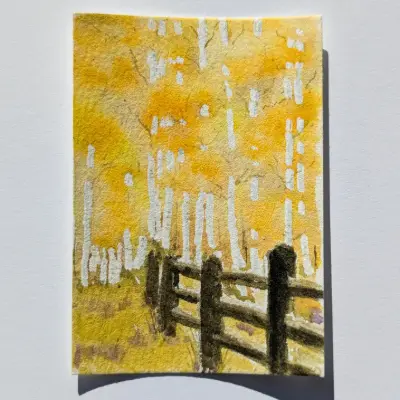 High Country #4 aceo art card thumbnail 4