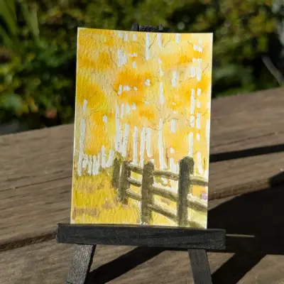 High Country #4 aceo art card thumbnail 2