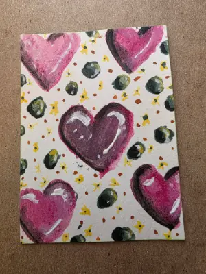 Heart Throb aceo art card thumbnail 1